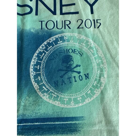 Kenny Chesney The Big Revival 2015 Concert T-shirt Mint Green LRG Country Music - Picture 11 of 12